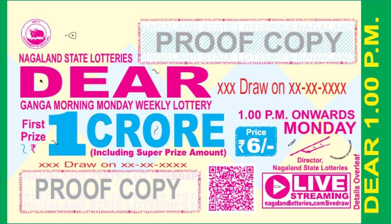 Ticket Dear Lottery Result Today 1pm